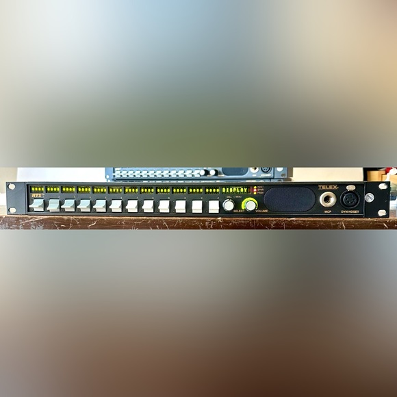 RTS Telex KP12 L-4 Black RC Keypanel Intercom System Rack Mountable - Picture 1 of 12